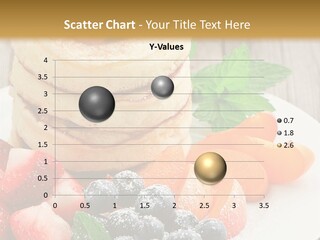 Blueberry Strawberry Fruit PowerPoint Template