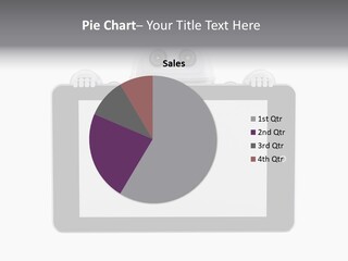 Robot Cyborg White PowerPoint Template