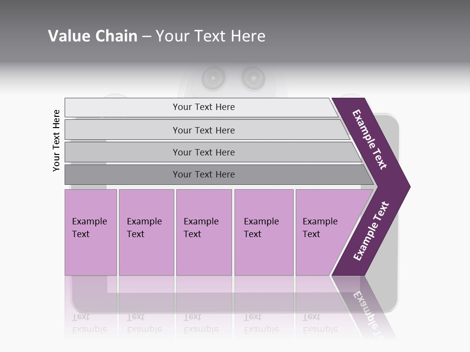 Robot Cyborg White PowerPoint Template
