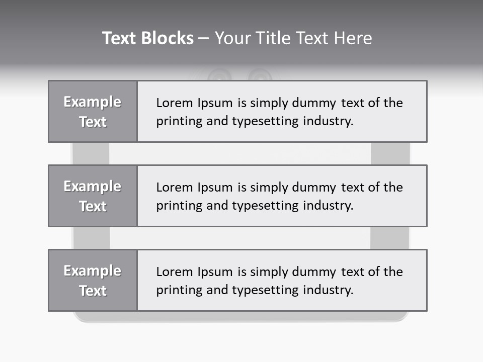 Robot Cyborg White PowerPoint Template