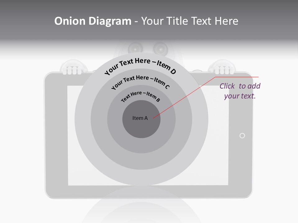 Robot Cyborg White PowerPoint Template