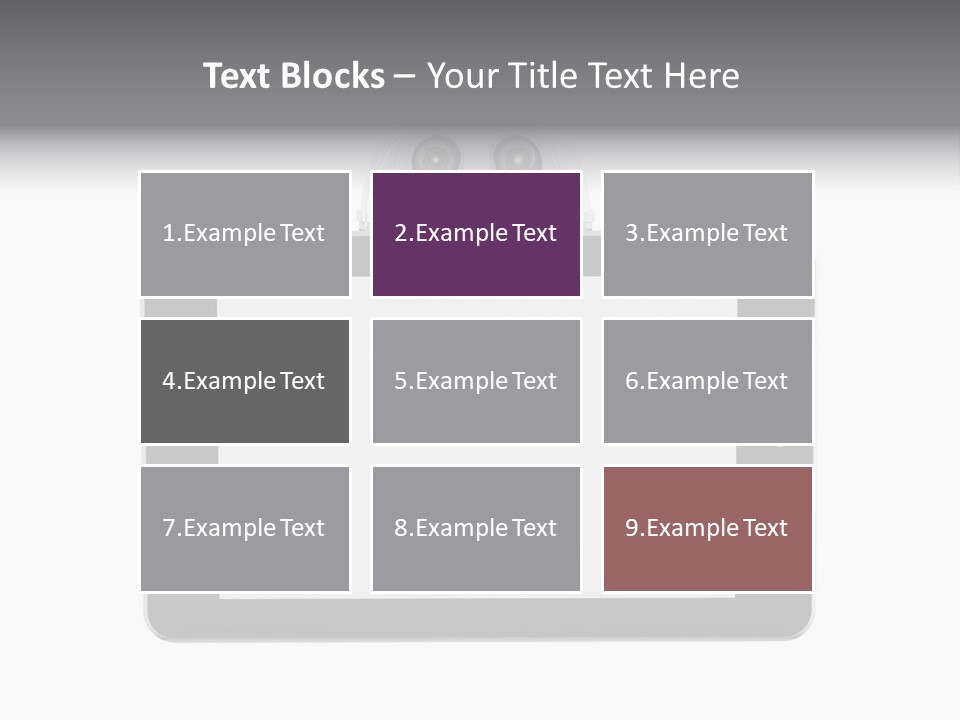 Robot Cyborg White PowerPoint Template