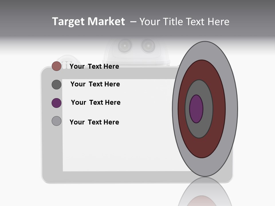 Robot Cyborg White PowerPoint Template