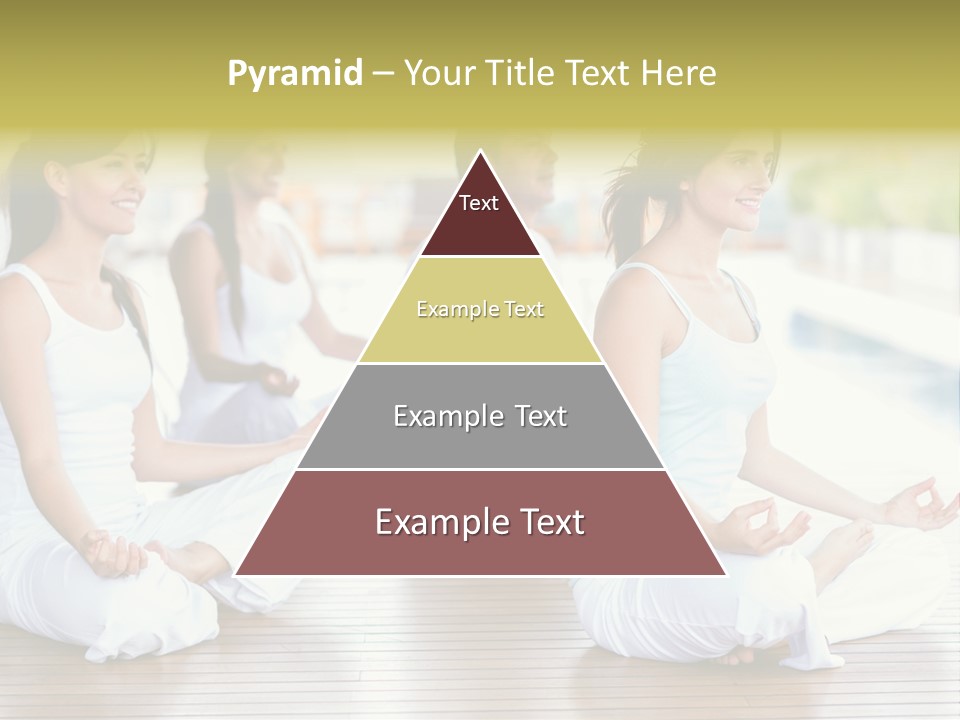 Group Beauty Meditation PowerPoint Template