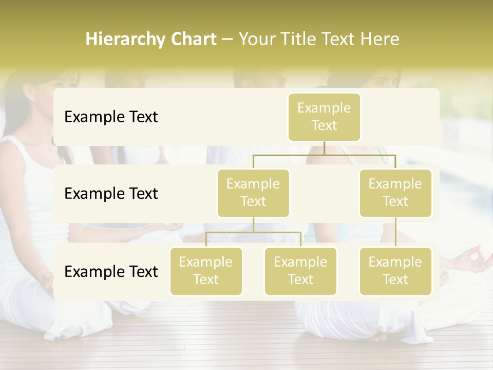 Group Beauty Meditation PowerPoint Template