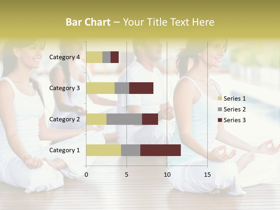 Group Beauty Meditation PowerPoint Template