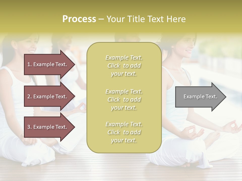 Group Beauty Meditation PowerPoint Template
