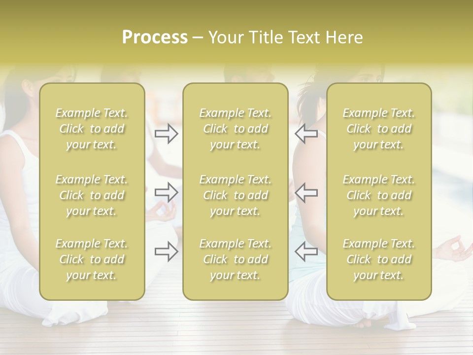 Group Beauty Meditation PowerPoint Template