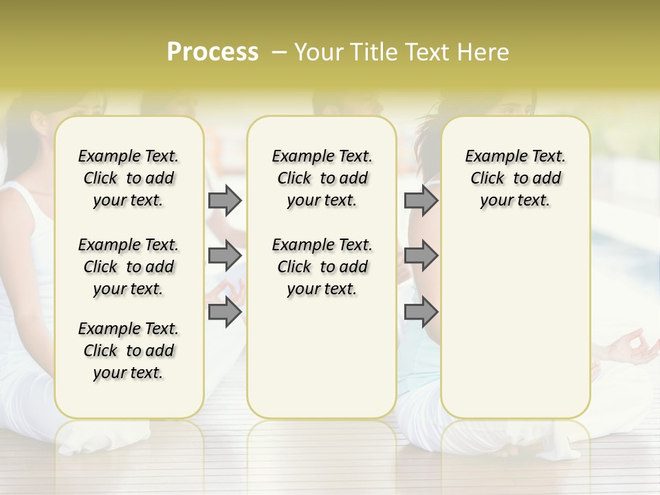 Group Beauty Meditation PowerPoint Template