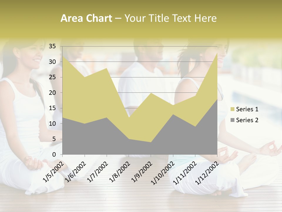 Group Beauty Meditation PowerPoint Template