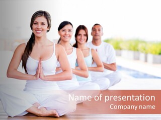 Purity Healthy Team PowerPoint Template