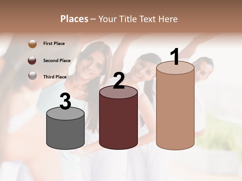 Zen People Woman PowerPoint Template