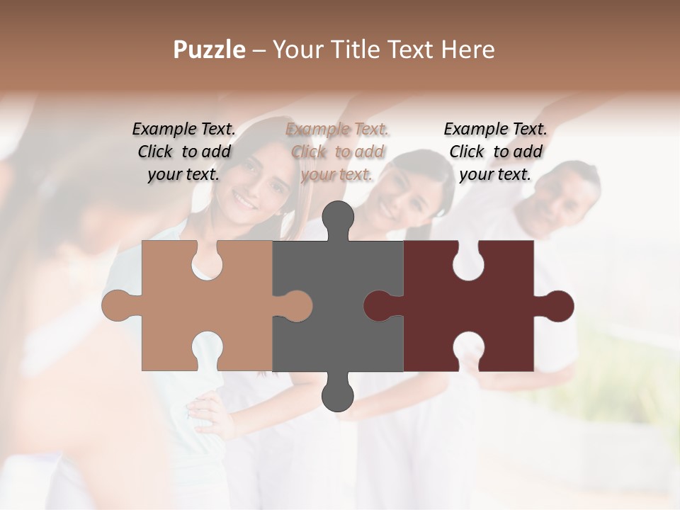 Zen People Woman PowerPoint Template