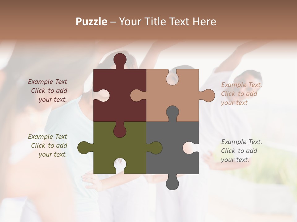 Zen People Woman PowerPoint Template