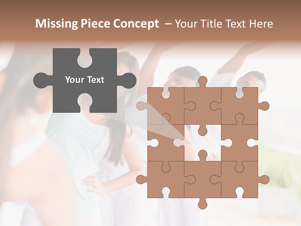 Zen People Woman PowerPoint Template