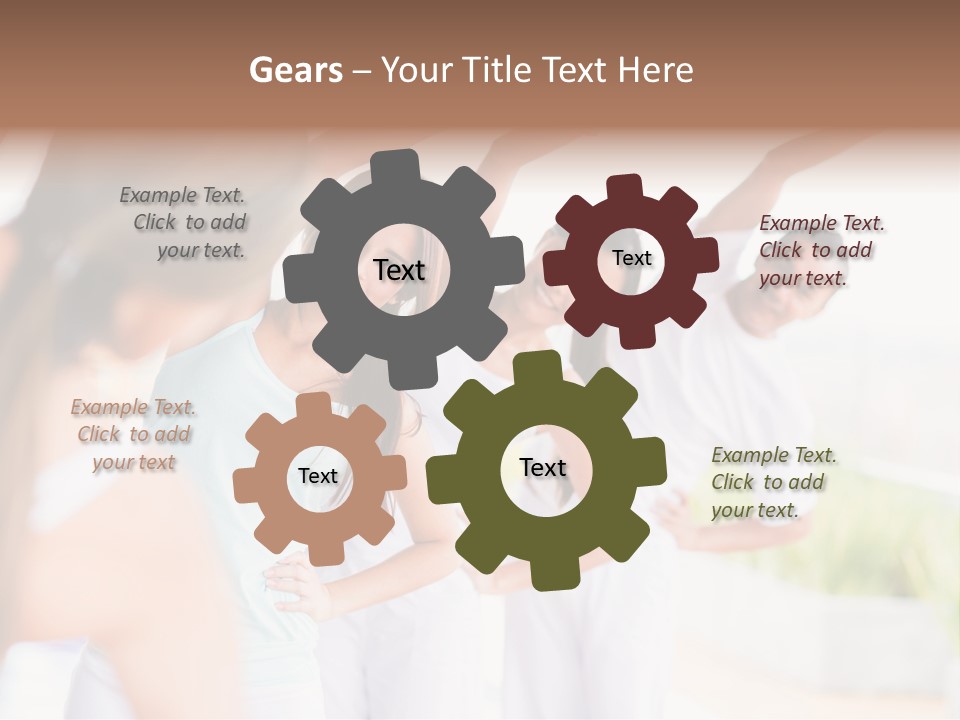 Zen People Woman PowerPoint Template