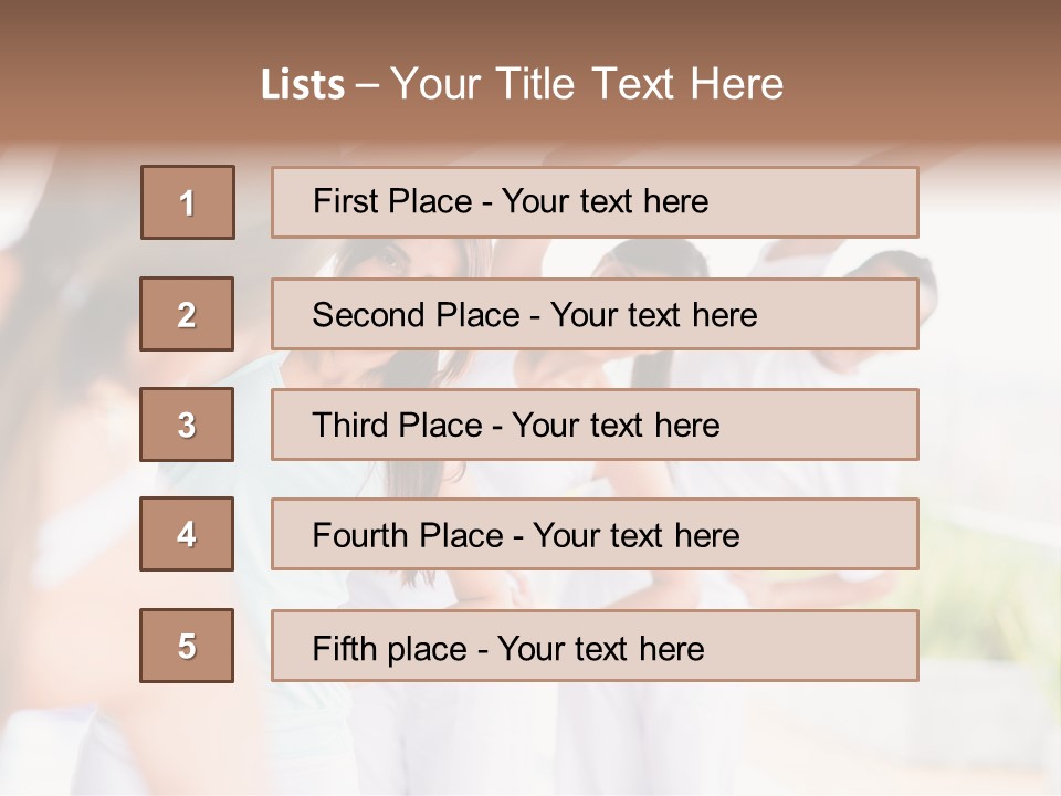 Zen People Woman PowerPoint Template