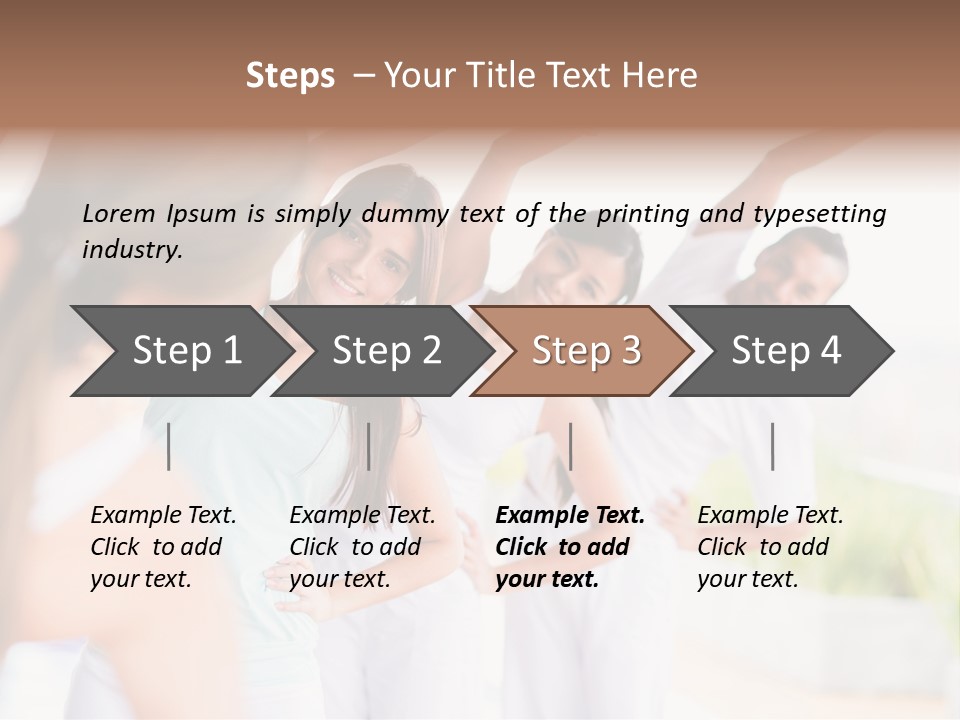 Zen People Woman PowerPoint Template