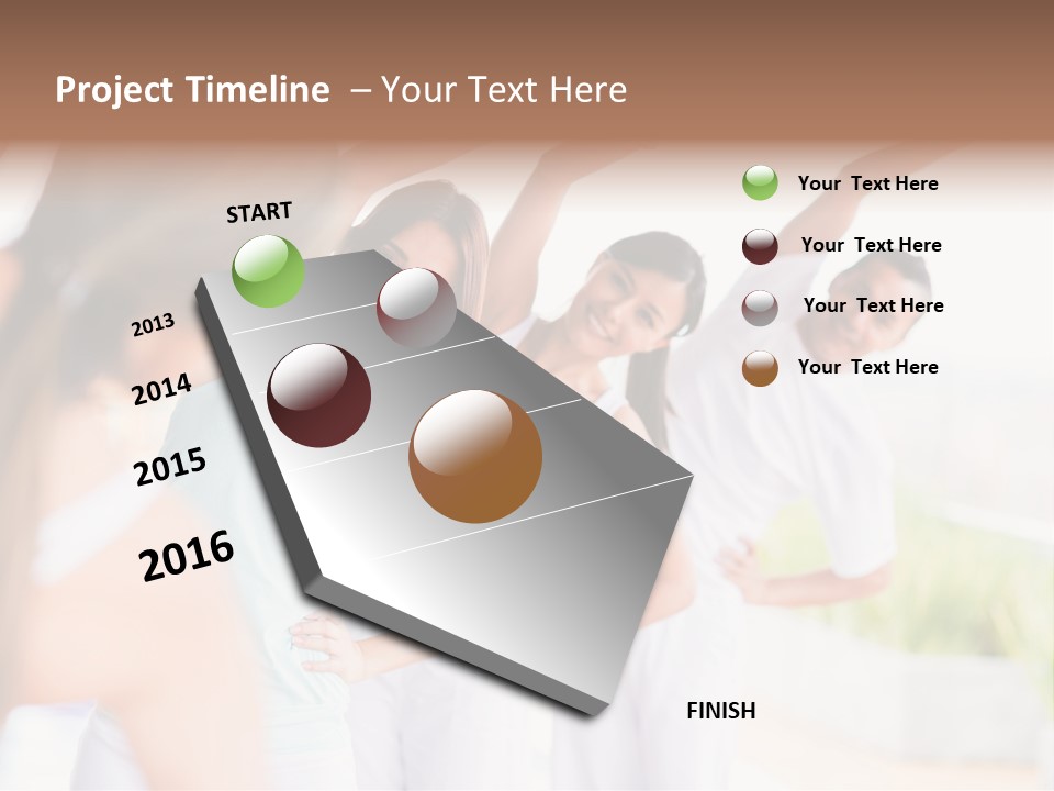 Zen People Woman PowerPoint Template