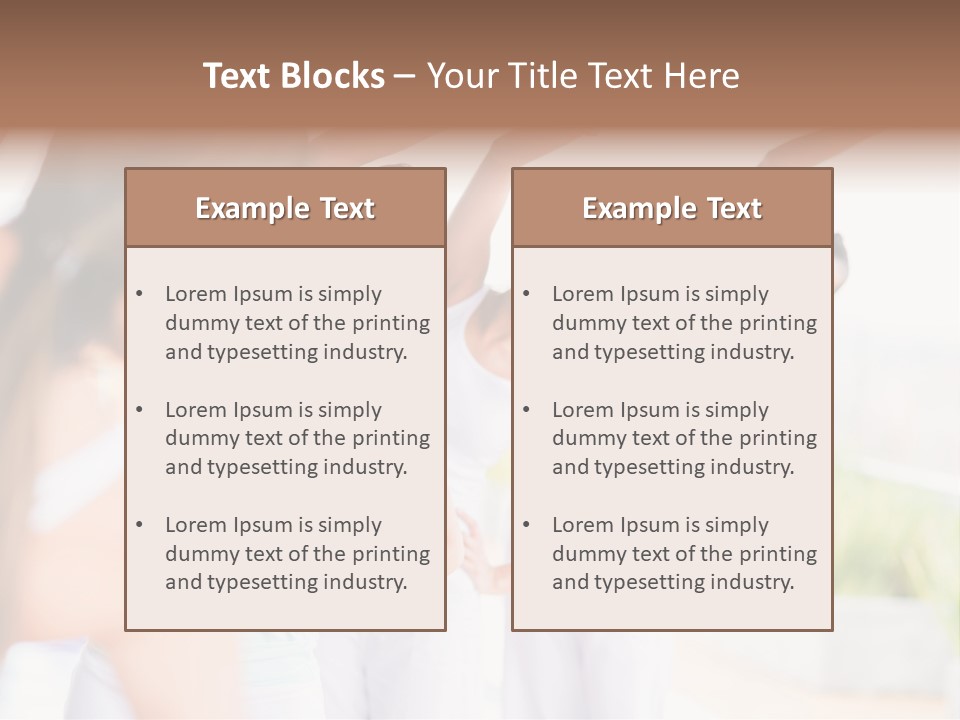 Zen People Woman PowerPoint Template