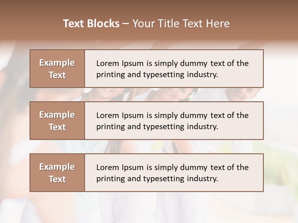 Zen People Woman PowerPoint Template