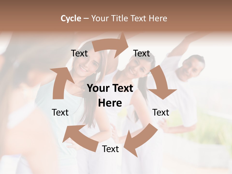 Zen People Woman PowerPoint Template