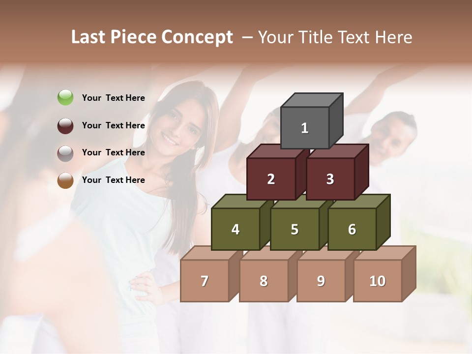 Zen People Woman PowerPoint Template