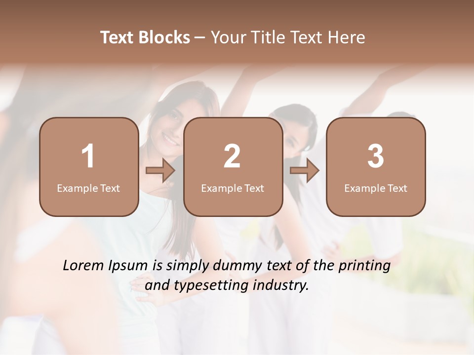 Zen People Woman PowerPoint Template