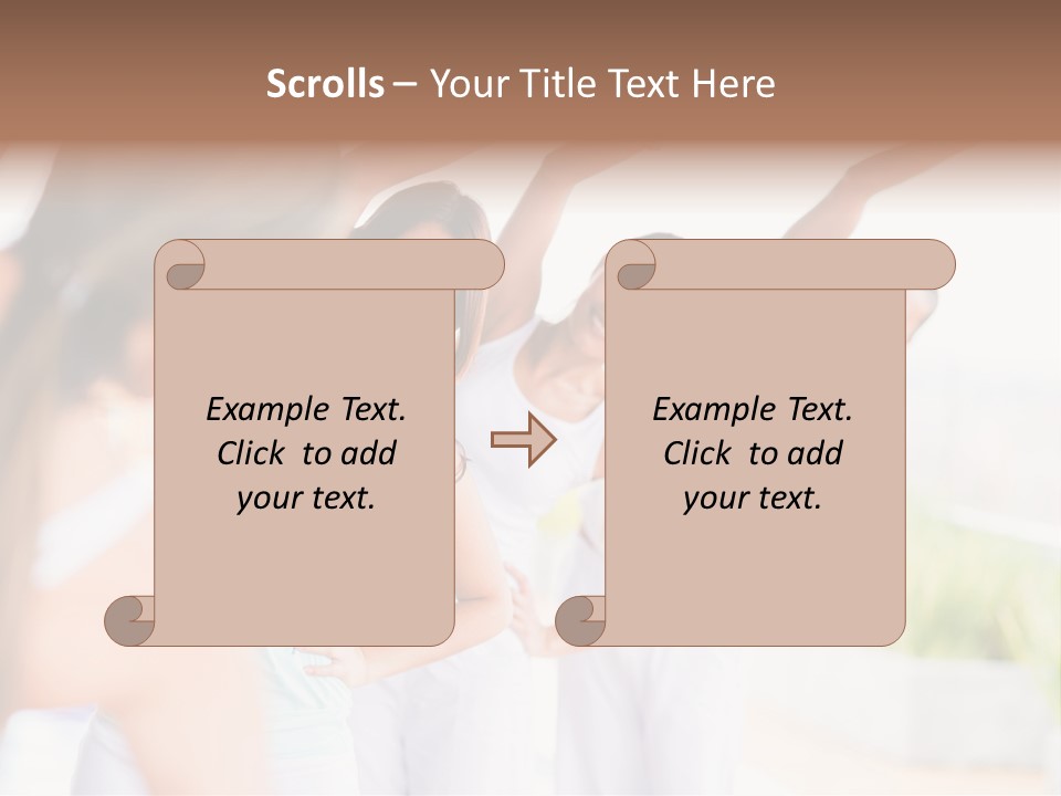 Zen People Woman PowerPoint Template