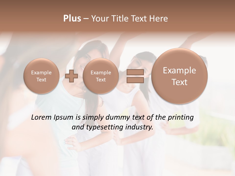 Zen People Woman PowerPoint Template