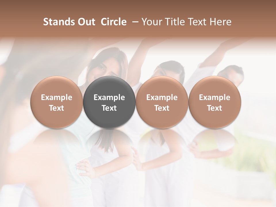 Zen People Woman PowerPoint Template