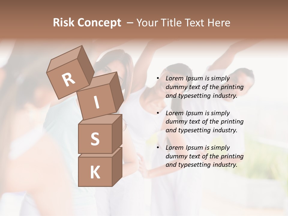 Zen People Woman PowerPoint Template