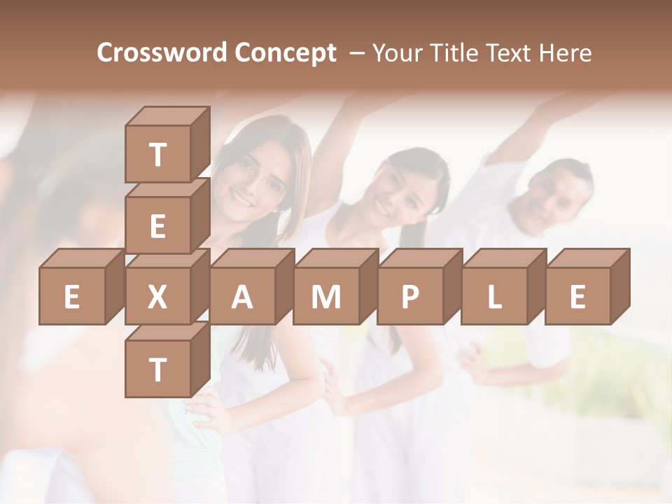 Zen People Woman PowerPoint Template