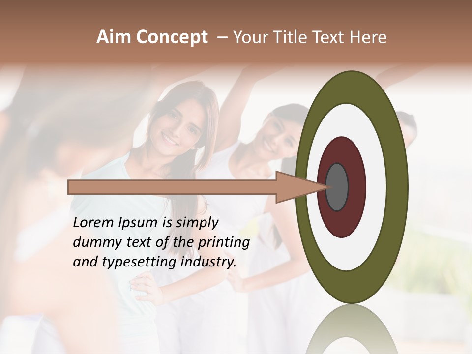 Zen People Woman PowerPoint Template