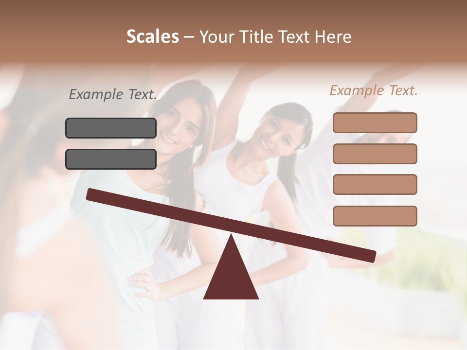 Zen People Woman PowerPoint Template