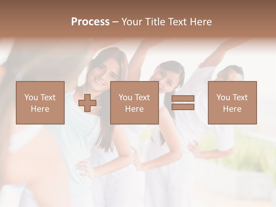 Zen People Woman PowerPoint Template