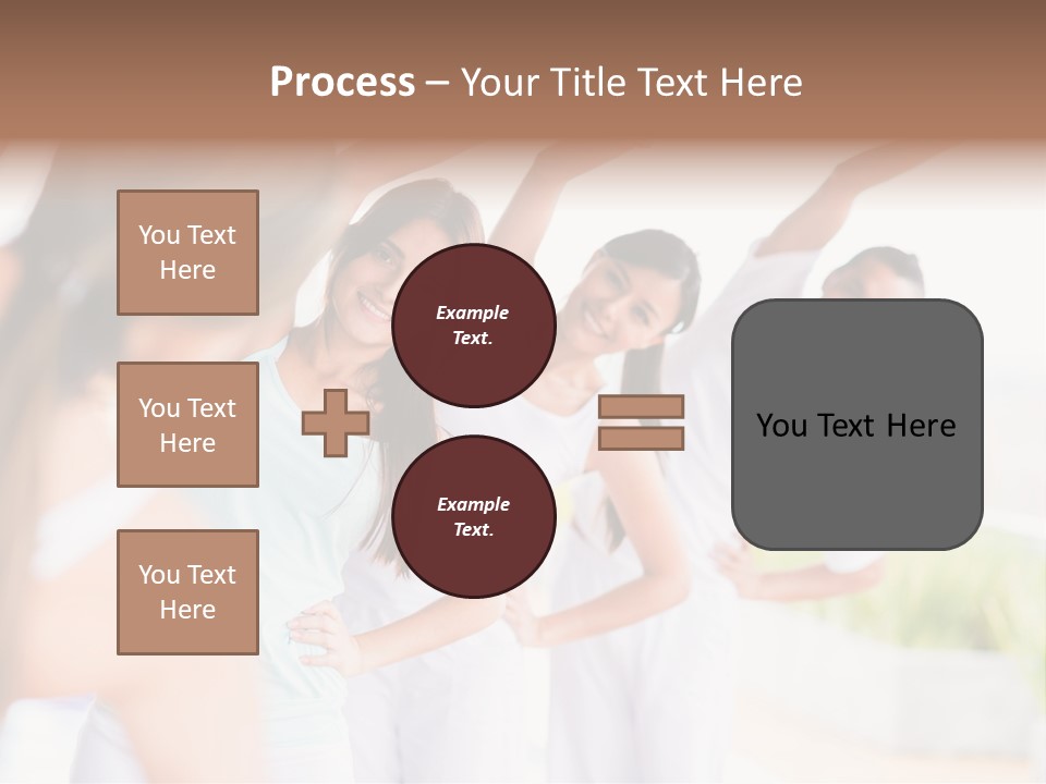 Zen People Woman PowerPoint Template