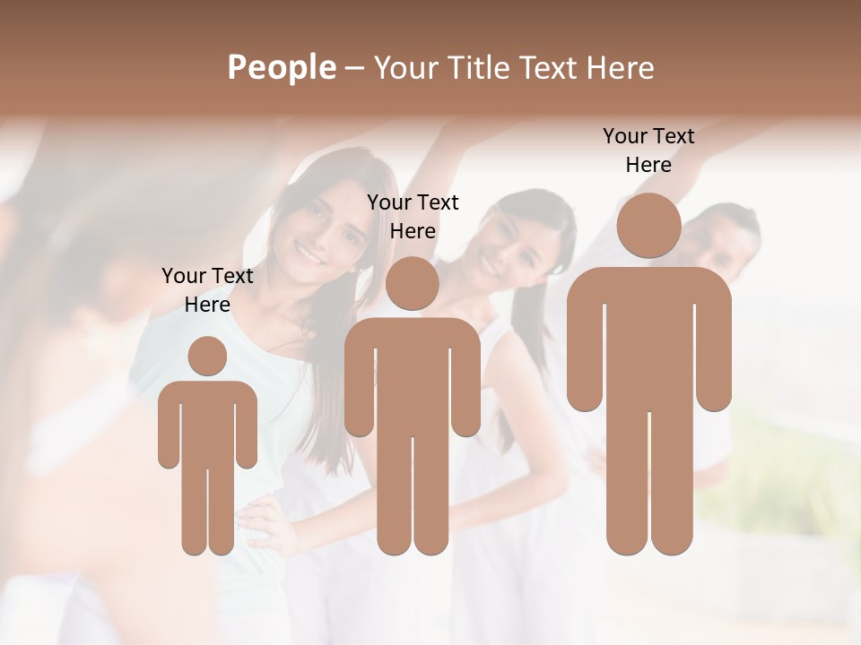 Zen People Woman PowerPoint Template