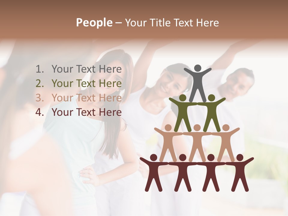 Zen People Woman PowerPoint Template