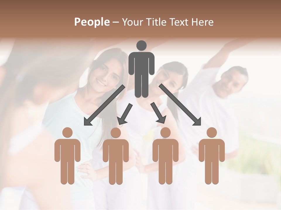 Zen People Woman PowerPoint Template