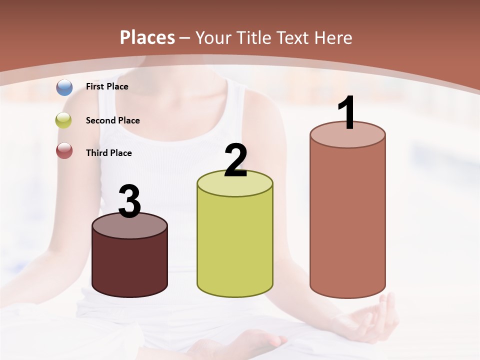 Hispanic Female Yoga PowerPoint Template
