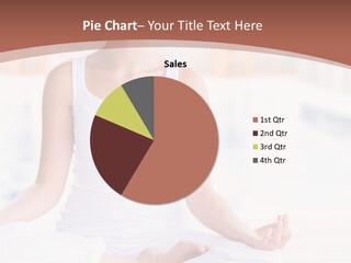 Hispanic Female Yoga PowerPoint Template