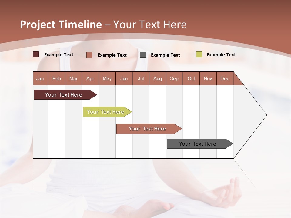 Hispanic Female Yoga PowerPoint Template