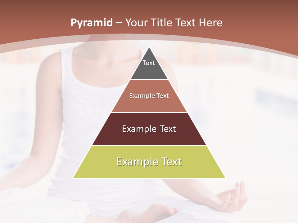 Hispanic Female Yoga PowerPoint Template
