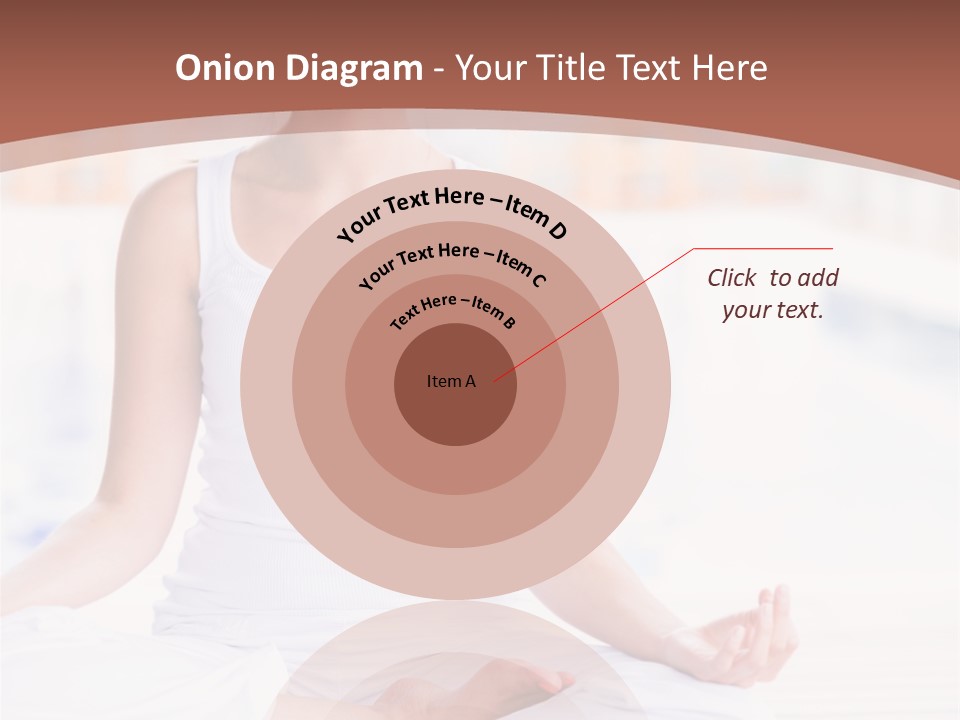 Hispanic Female Yoga PowerPoint Template