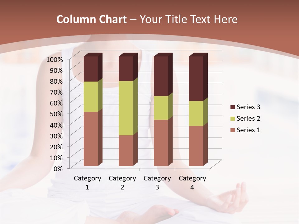 Hispanic Female Yoga PowerPoint Template