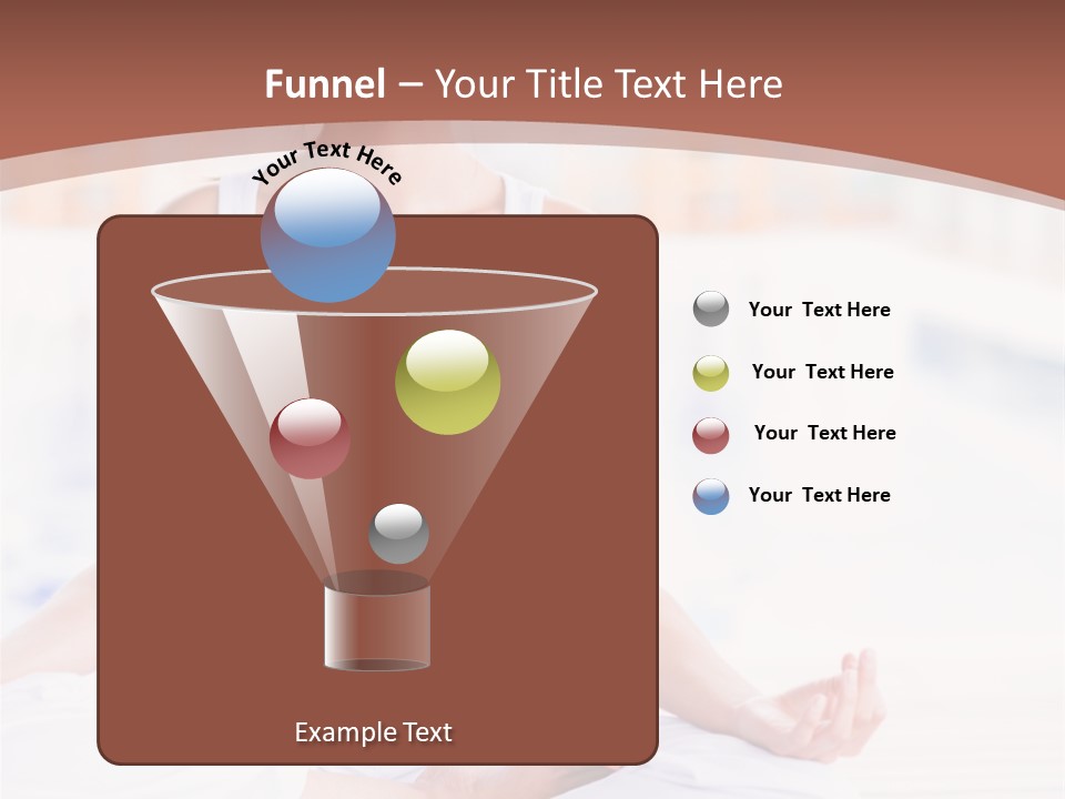 Hispanic Female Yoga PowerPoint Template