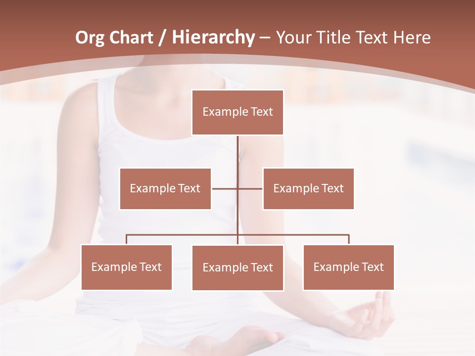 Hispanic Female Yoga PowerPoint Template