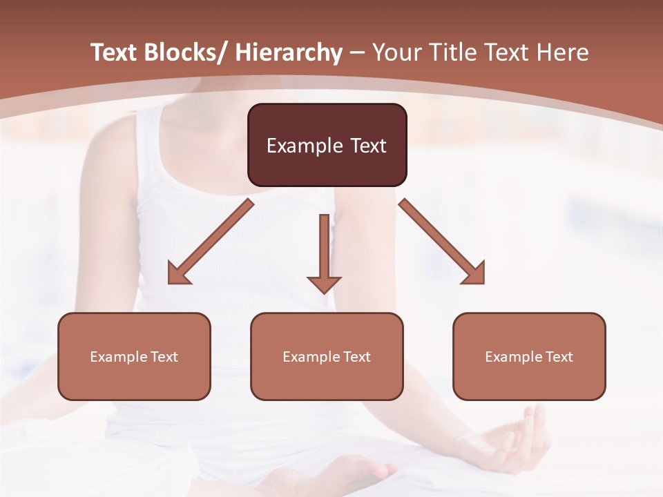 Hispanic Female Yoga PowerPoint Template