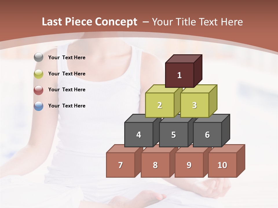 Hispanic Female Yoga PowerPoint Template